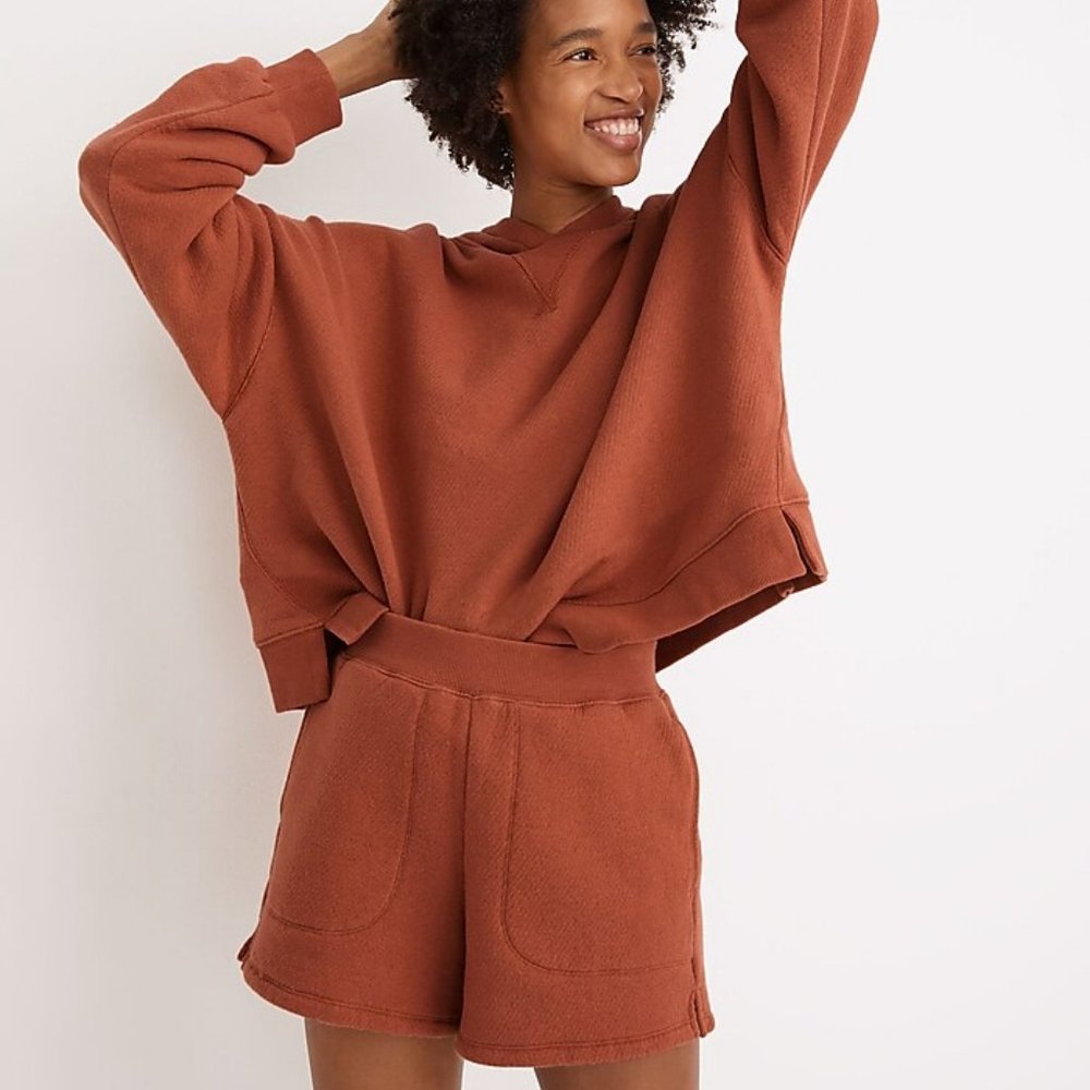 MWL Airyterry Hoodie & Stitched-Pocket Sweatshorts